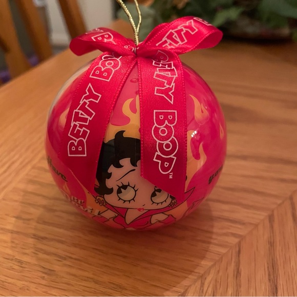 Betty Boop Other - Vintage Betty Boop Naughty or Nice Ball Ornament